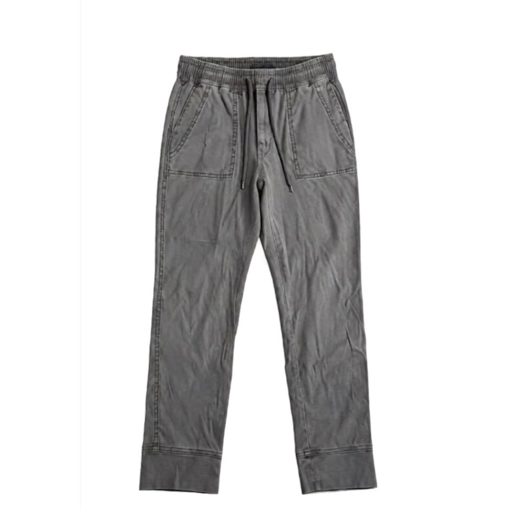 Level‎ 99 gray Casual Pants Elastic Waist Drawstring Lightweight Comfy S